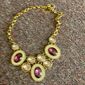 Beautiful sparkly purple tones necklace